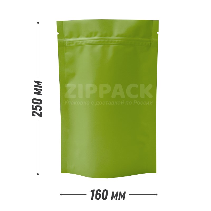 САЛАТОВЫЙ 2 DOY-PACK 160х250 мм | Матовый с замком zip-lock D3090